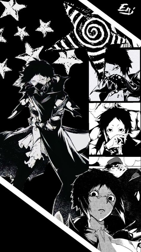 Hii, that's my third time making bsd wallpaper with that kind of aesthetic, the ones before were with Chuuya and Dazai and I really don't know how to call this kind of aesthetic, so it would be really nice if someone would tell me what it could probably be in comments!  #bsd #Akutagawa #black #white #wallpaper Black White Wallpaper Aesthetic, Bsd Akutagawa, Chuuya And Dazai, White Wallpaper Aesthetic, Bsd Wallpaper, Black White Wallpaper, Of Aesthetic, Black And White Wallpaper, Dog Wallpaper