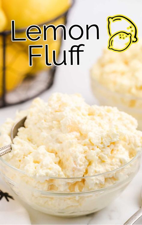 Lemon Fluff Recipe, Lemon Fluff, Creamy Popsicles, Jello Dessert Recipes, Lemon Cheesecake Bars, Lemon Jello, Fluff Recipe, Fluff Desserts, Jello Desserts