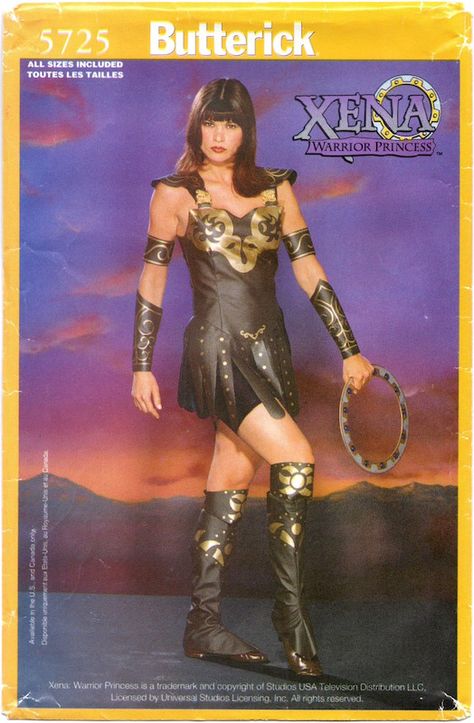 Zena Warrior Princess, Xena Warrior Princess Costume, Warrior Princess Dress, Xena Costume, Warrior Princess Costume, Xena Warrior Princess, Xena Warrior, Costume Sewing Patterns, Leather Armor