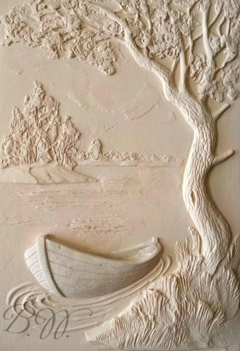 3d Wall Art Sculpture, Drywall Art, Mural Art Design, Canvas Painting Ideas For Beginners, Canvas Painting For Beginners, Abstract Wall Painting, Plaster Crafts, Large Canvas Painting, Sculpture Art Clay