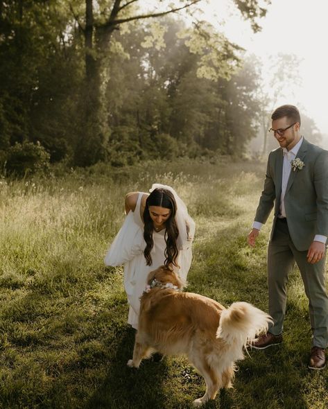 I second shot this wedding for @bellasmithphoto last month and it was the most beautiful day😍 can you even believe these photos were taken at 8 am?! The sweetest part of the day may have been when the bride & grooms dog surprised them, as seen on slides 3&8🥹🐶 #northernindianaweddingphotographer #indianaweddingphotographer #michiganweddingphotographer #indianaphotographer #michiganphotographer #weddingphotographer #couplesphotography Groom And Dog Wedding Photos, Wedding Dog Photos, Wedding Dog Pictures, Dogs In Wedding Photos, Dog On Wedding Day, Dog Wedding Pictures, Wedding Day Photos With Dog, Bride With Dog Photo Ideas, Dog Wedding Photos