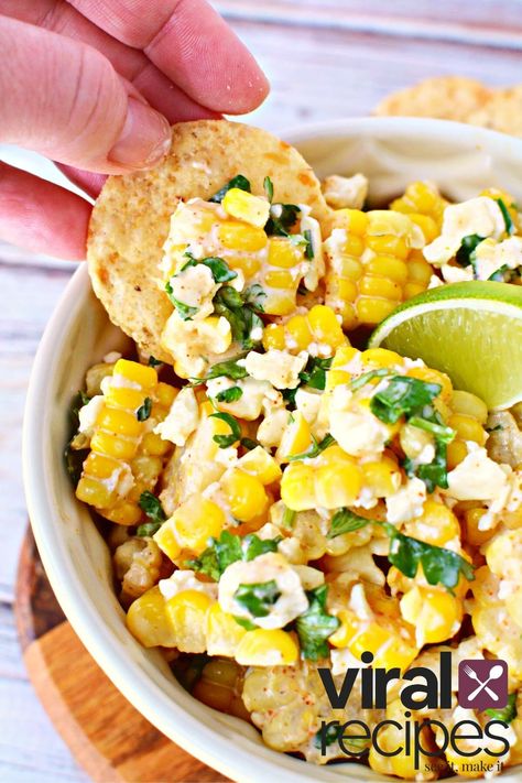 Corn Feta Dip, Fresh Corn Off The Cob, Cheez It Recipe, Corn Off The Cob, Homemade Cheez Its, Salty Side Dish, Street Corn Dip, Mexican Street Corn Dip, Tapenade Recipe