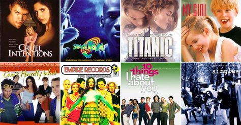 90s Family Movies, Movies From The 90s, Titanic Music, The Witches 1990, Movies Romantic, Top Korean Dramas, 1990s Movies, 90s Films, Empire Records