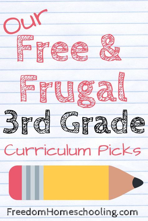 Our Free & Frugal 3rd Grade Curriculum Picks  #homeschool #free #frugal #curriculum Fifth Grade Homeschool Curriculum, 5th Grade Curriculum Homeschool, 5th Grade Homeschool Schedule, 5th Grade Homeschool Ideas, Homeschooling 5th Grade, Homeschool 6th Grade, Homeschool 5th Grade, 5th Grade Homeschool Curriculum, 5th Grade Curriculum