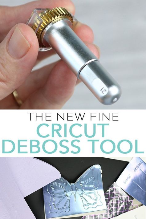 Debossing With Cricut Maker, Cricut Debossing Projects, Debossing With Cricut, Cricut Debossing, Cricut Etching, Cricut Tools, Cricut Blades, Cricut Help, Cricut Hacks