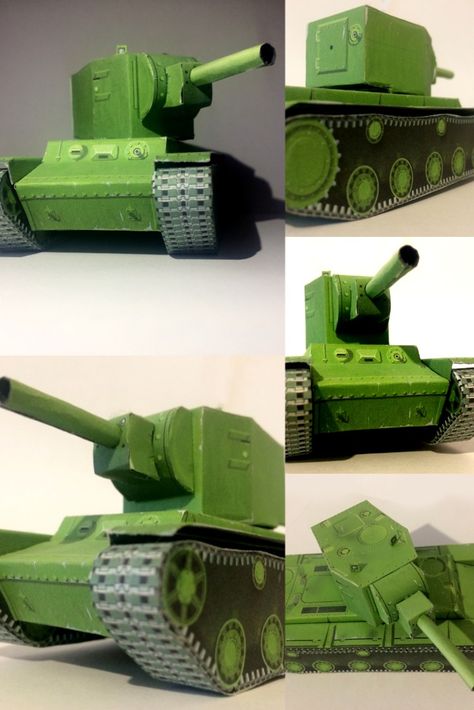 This is the KV-2 paper tank of the WWII Red Army. You can download the cardboard tank by clicking on the picture or on the link below. Enjoy your creativity when you make a homemade model of a paper tank) Cardboard Tank, Paper Tanks, Character Pumpkins, Diy Tank, Soviet Tank, Ww2 Tanks, World Of Tanks, Red Army, Paper Models