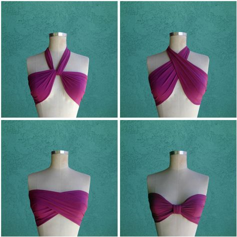 4-Way Bandeau Halter Strapless Bra Top Tube Top in Black Fuchsia or... ($15) ❤ liked on Polyvore featuring black, tops, tube tops and women's clothing Doll Dresses Diy, Barbie Sewing Patterns, Diy Barbie Clothes, Flower Henna, Barbie Fashionista Dolls, Wedding Dress Patterns, Tube Tops, Barbie Fashionista, Blouse Design Models