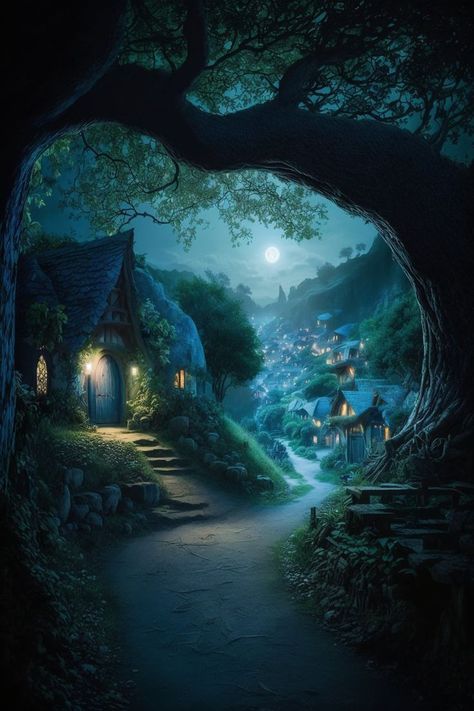 Fanasty Aesthetic, Fanasty Art, Fantasy Cottage, Wattpad Background, Mystical Places, Gothic Fantasy Art, Shadow Photos, Fantasy Forest, Cottage Art