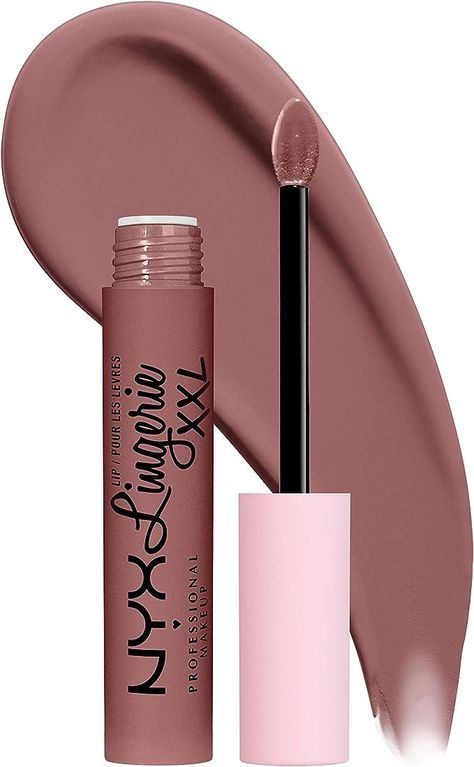 NYX PROFESSIONAL MAKEUP Lip Lingerie XXL Matte Liquid Lipstick, Unhooked (Grey Toned Beige)

#makeup #mommusthave #nyx #liplife #lipstick #liplingerie #momlife #lipcolour Pink Matte Lipstick, Nyx Lip Lingerie, Nyx Lingerie, Elegant Lifestyle, Makeup Tips For Older Women, Lipstick Palette, Lipgloss Lips, Black Lipstick, Lip Crayons