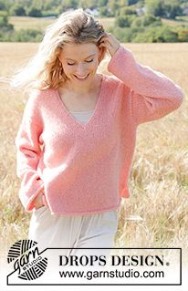 Free Ladies Knitting Patterns, Free Jumper Patterns For Women, Free Knitting Patterns For Women, Drops Baby, Basic Cardigan, I Cord, Free Knitting Patterns, Drop Design, Striped Hoodie