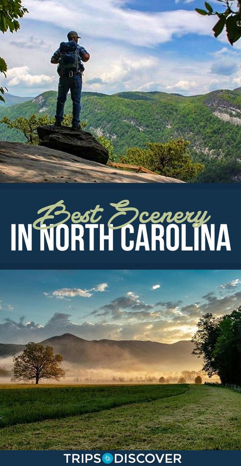 8 Places in North Carolina with the Most Beautiful Scenery Most Beautiful Scenery, Oak Grove, Majestic Mountains, Best Places To Travel, In The Mood, Beautiful Scenery, Vacation Ideas, Places To Travel, North Carolina