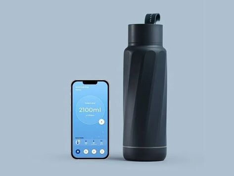 Intelligent Hydration Vessels : WaterH smart water bottle Water Bottle Logos, Hydration Bottle, Trend 2024, Kickstarter Campaign, Smart Water, Keeping Healthy, Smart Water Bottle, Water Quality, Water Bottle