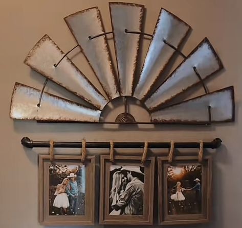 Windmill Wall Decor Ideas, Windmill Wall Decor, Wall Decor Ideas, Living Room Wall, Decor Ideas, Farmhouse, Wall Decor, Living Room, Wall