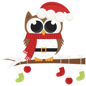 Santa Owl SVG Holiday Owl, Owl Svg, Owl Clipart, Owl Png, Owl Clip Art, Free Svgs, Owl Crafts, Owl Pictures, Art Svg