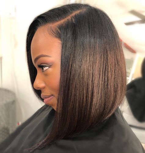 Black Bob Haircut, Bob Hairstyles For Black Women, Short Hairstyles For Black Women, Black Bob Hairstyles, Tan Skin Blonde Hair, Ombre Bob, New Short Hairstyles, Human Hair Wigs Blonde, Hairstyles For Black Women