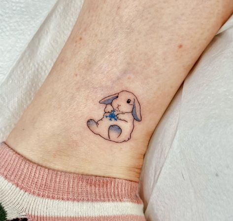 Stuffed Rabbit Tattoo, Lop Bunnies, Holland Lop Bunnies, Rabbit Tattoo, Ankle Tattoos, Beautiful Rabbit, Bunny Tattoos, Guitar Tattoo, Rabbit Tattoos