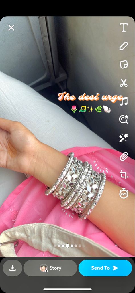 Rakhi Asthetic Pics, Desi Snap Aesthetic, Rakhi Aesthetic Photography, Bangles Caption For Instagram, Rakhi Instagram Story Ideas, Pooja Snapchat Stories, Rakhi Instagram Stories, Desi Emoji Captions, Desi Emoji For Instagram