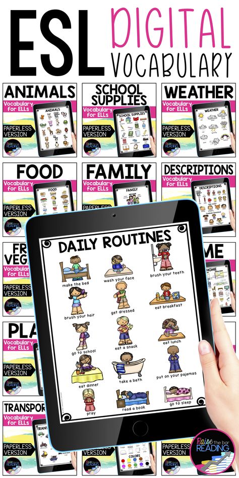 Esl Strategies Elementary, Esl For Preschoolers, Esl Lesson Plans For Beginners, Esl Activities For Kids, Esl Teaching Elementary, Esl Worksheets For Beginners, Esl Curriculum, Esl Vocabulary Activities, Teaching Ell Students