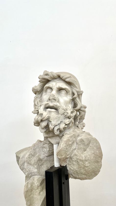 Greek Mythology Odysseus, Odysseus Statue, Odysseus Aesthetic, Odysseus Art, Adventurer Aesthetic, Long Hair Beard, Anatomy References, Anatomy Sculpture, Marble Bust