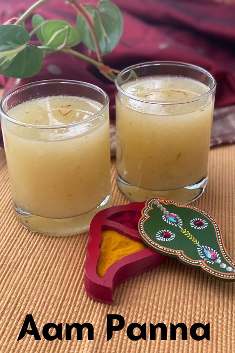 Kairi Panha is a traditional Maharashtrian style beverage known for its body cooling properties. Kairi Panha, Aam Panna, Summer Coolers, Cardamom Powder, Hand Blender, Different Recipes, Traditional Food