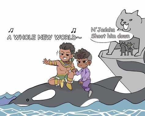 Black Panther Namor, Namor And Shuri, Marvel Heroes Names, Dc Funny, Black Panther Wakanda Forever, Avengers Characters, Panther Art, Black Panther Art, Black Panther Wakanda