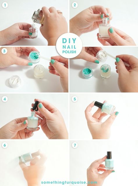 How to make your own nail polish! Wedding Diy Gifts, Diy Gifts Love, Diy Beauty Gifts, Fingernails Painted, Nail Polish Hacks, Nail Polish Crafts, Nail Polish Kit, Diy Wedding Gifts, Diy Nail Polish