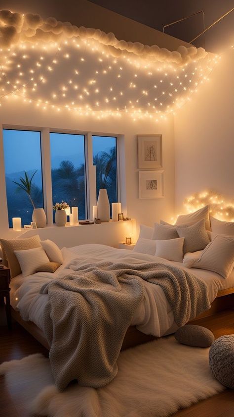 Bedroom Inspiration Cozy, Girly Room Decor, تصميم داخلي فاخر, Luxury Room Bedroom, تصميم للمنزل العصري, Bedroom Decor Cozy, Cute Bedroom Decor, Cozy Room Decor, Aesthetic Rooms