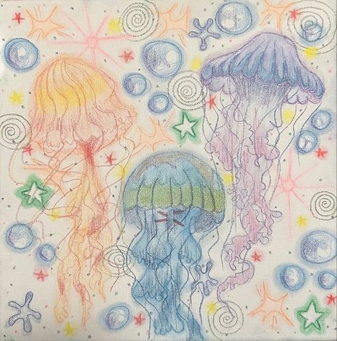 Things To Buy At Costco, Jellyfish Art, Arte Inspo, Wow Art, Book Art Drawings, Sketchbook Art Inspiration, Art Journal Inspiration, Art Block, Art Inspiration Drawing