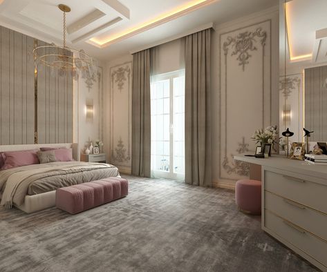 Classic Modern Room Bedroom, Room Ideas Aesthetic Elegant, Cute Cozy Bedroom Aesthetic, Rich Room Bedroom, Rich Girl Room Aesthetic, Simple Elegant Bedroom Ideas, Luxury Bedroom Pink, Fancy Bedroom Aesthetic, Luxury Room Aesthetic