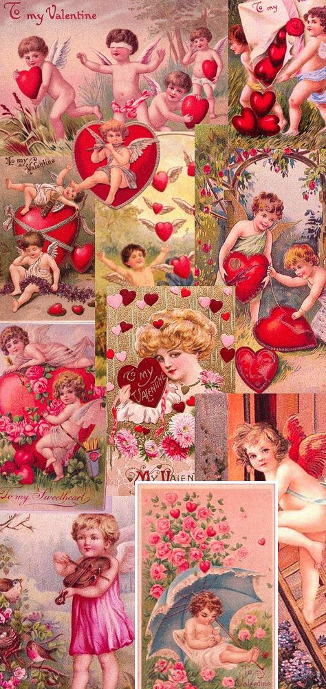 Love Wallpaper Iphone Heart, Cupid Aesthetic Wallpaper, Wallpaper Iphone Heart, Cupid Wallpaper, Love Wallpaper Iphone, Valentines Wallpaper Iphone, Angel Wallpaper, Pink Angel, Valentines Wallpaper