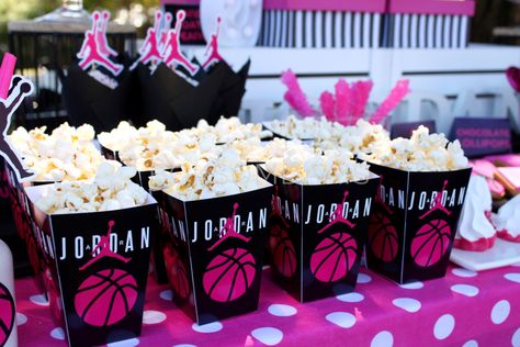 Pink Jordan Theme Party, Pink Jordan Party, Jordan Year Party Ideas, Jordan Birthday Party Ideas, Sneaker Theme Party Ideas, Jordan Party Ideas, Jordan Theme Birthday Party Ideas, Sneaker Ball Party Ideas, Sneakerball Party