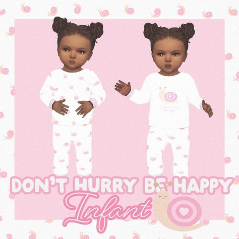 Don't hurry be happy Pink Outfit Infant - Screenshots - The Sims 4 Create a Sim - CurseForge Ts4 Infant, Sims4 Infant, Sims 4 Infant, Infant Cc, Sims Baby, Kerbal Space Program, Cc Clothes, Sims 4 Children, Sims 4 Toddler