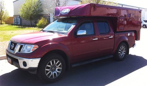 <- Links to article. Naturally, with so many on the road, owners may wonder if a Nissan Frontier camper actually available for their little truck? The answer is Yes!  Here’s a few different camper options... Truck Tent Camping, Small Truck Camper, Frontier Truck, Nissan Frontier Crew Cab, Lightweight Campers, Truck Camper Shells, Pop Up Truck Campers, Nissan Terrano, Expedition Trailer