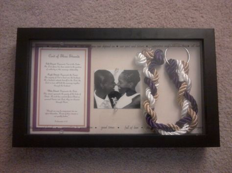 Vows Framed, Best Wedding Vows, Wedding Brunch Reception, Wedding Planner Notebook, Hand Fasting, Jumping The Broom, Wedding Shadow Box, Cord Of Three Strands, Handfasting Cords