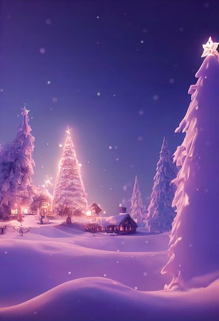 Christmas Landscape Wallpaper, Chic Iphone Wallpaper, Snowy Christmas Background, Christmas Tree In Snow, Snow On Trees Wallpaper, Christmas Tree Snow Background, Snowy Trees Wallpaper, 8k Wallpaper Iphone, Wallpaper Iphone Ipad