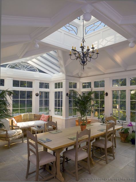 Renaissance Conservatories | Design, Manufactures, and Installs Custom Conservatories | Boston Design Guide Small Conservatory, Conservatory Interior, Conservatory Design, Sunroom Designs, Lots Of Windows, Design Apartment, House Inspo, Dream Home Design, Living Room Interior