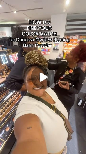 Licensed Skincare Expert & Content Creator on Instagram: "HOW TO FIND YOUR COLOR MATCH FOR DANESSA MYRICKS BLURRING BALM POWDER ✨
|
|
|
#colormatch 
#makeup
#makeup101
#beautytips
#howto
#blackgirlmakeup 
#viralbeautyproducts 
#fyp
#explore
#reels
#blackgirlskincare
#sephora" Setting Powder Black Women, Setting Powder Dark Skin, Danessa Myricks, Danessa Myricks Blush, Danessa Myricks Blurring Balm, Makeup 101, All Things Beauty, Color Matching, Sephora