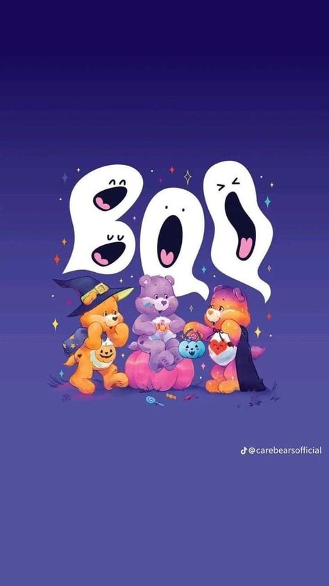 Carebear Halloween Wallpaper, Care Bears Halloween Wallpaper, Care Bear Halloween Wallpaper, Scare Bears Wallpaper, Halloween Care Bears Wallpaper, Halloween Screensavers, Care Bears Halloween, Wallpapers Halloween, Halloween Wallpaper Iphone Backgrounds