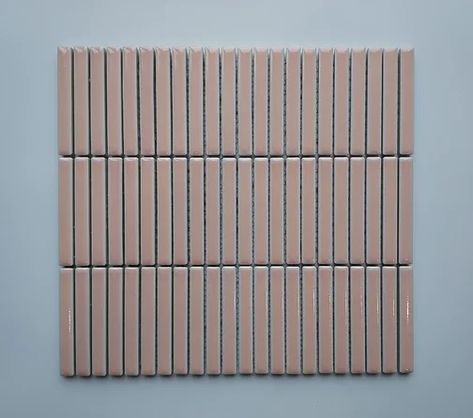 TheMosaicFactory 3.5" x 0.5" Micro-beveled Porcelain Mosaic Sheet Tile | Wayfair Porcelain Mosaic, Furniture Lighting, Cookware, Divider, Mosaic, Room Divider, Tile, Porcelain, Lighting