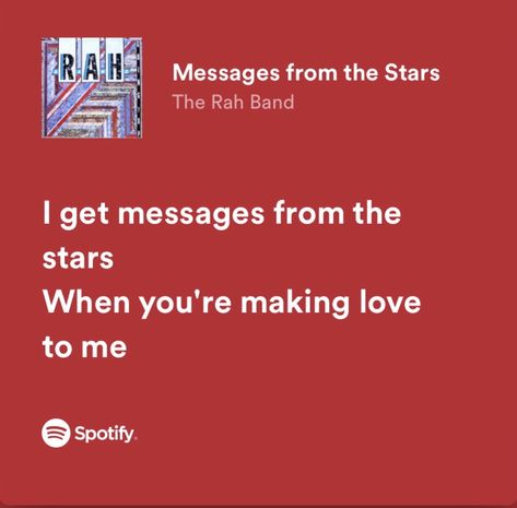 Messages From The Stars The Rah Band, I Get Messages From The Stars Song, Messages From The Stars Song, Message From The Stars, The Rah Band, Messages From The Stars, Spotify Playlist, Literally Me, The Beatles