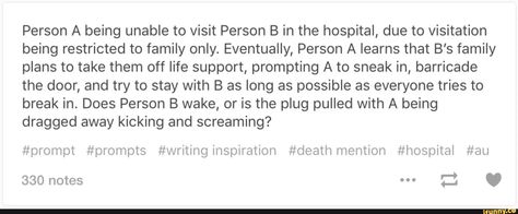 Hospital scene Writing Hospital Scenes, Hospital Whump, Hospital Writing Prompt, Hospital Prompts, Trope Ideas, List Prompts, Hospital Scene, Writers Inspiration, Dark King