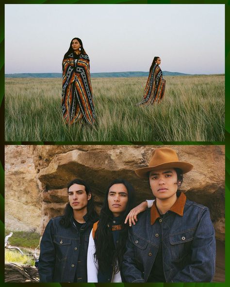 For these Indigenous brands, sustainability is not a trend | A relationship to the land and duty to next generations means the commitment to ethical practices runs deep. • [Indigenous brands, Cheekbone Beauty, Tania Larsson, Urban Native Era, Ginew, Brass Arrow, Korina Emmerich] Indigenous Style Fashion, Community Photography, Indigenous Style, Indigenous History, Casual Goth, Indigenous Community, Style Photography, Maternity Shoot, Fashion Story