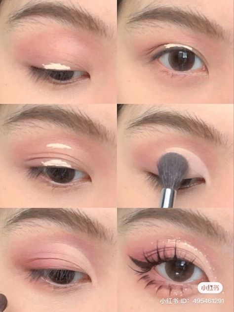 Makeup Ala Korea, Procreate Inspiration, Makeup Asia, No Make Up Make Up Look, Inspo Makeup, Douyin Makeup, Cute Eye Makeup, Fun Makeup, Doll Eye Makeup