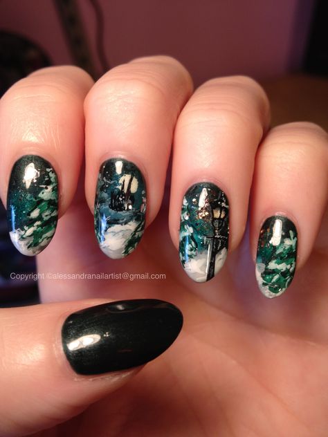 Narnia on my fingertips! Narnia Nails, Narnia Wedding, Fall Gel Nails, Narnia, Christmas Nails, Art Designs, Pretty Nails, Nail Ideas, Nail Art Designs