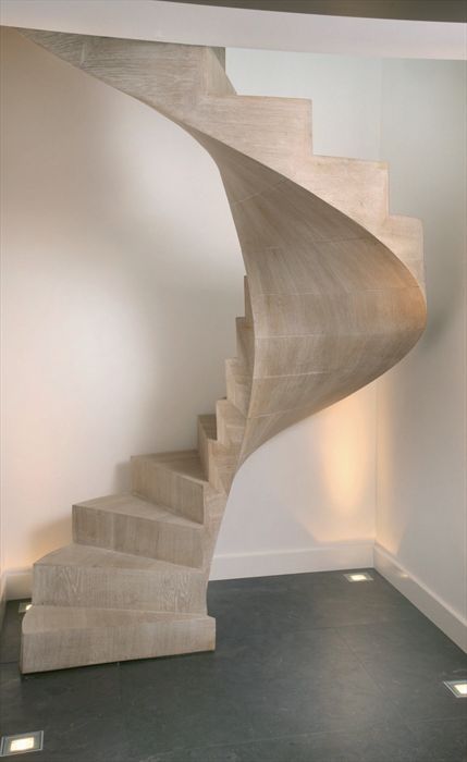 Fab stairs.. Beautiful Stairs, Staircase Remodel, Open Staircase, Stairs Design Modern, Modern Stairs, Spiral Stairs, Stair Steps, Interior Stairs, House Stairs