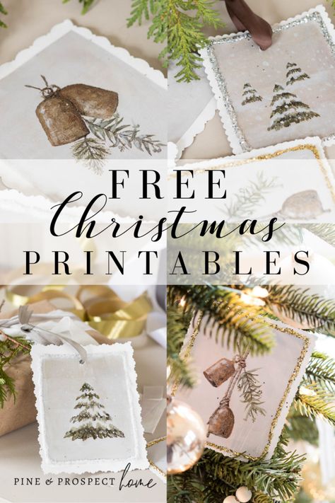 Christmas Diy Signs, Free Printable Christmas Signs, 2023 Crafts, Winter Printables, Printable Pictures, Homemade Christmas Cards, Gold Tree, Free Christmas Printables, Brass Bells