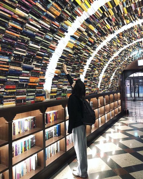 This Bookstore In Seoul Is An Instagrammable Hidden Gem Art Deco Exterior, Small Coffee Shop, Book Annotation, Korea Travel, I Love Reading, Seoul Korea, English Vocabulary Words, Hidden Gem, Cafe Design