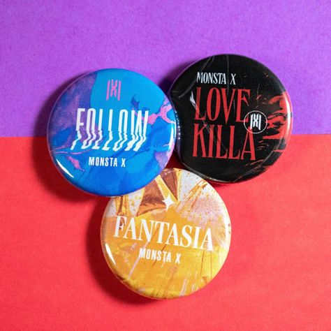 "MONSTA X UPDATE!\n✨\nFollow, Fantasia, and Love Killa added to Monsta X listing" Cork Board Wall, Car Visor, Button Badges, Button Badge, Pinback Button, How To Speak Spanish, Button Design, Monsta X, Buttons Pinback