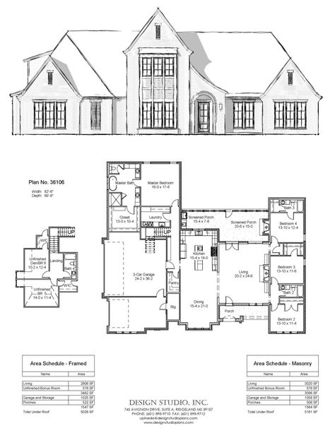 Tudor Floor Plans, Tudor Style Homes Plans, French Tudor Style Homes, French Tudor, French Manor House, Tudor House Plans, Transitional House Plans, Colonial House Plans, Pretty Houses