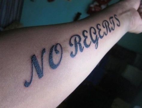 47 Cringeworthy Tattoos Being Regretted As We Speak Misspelled Tattoos, Cover Ups Tattoo, Natural Tattoo Removal, Horrible Tattoos, Terrible Tattoos, Cream Tattoo, Tattoo Removal Cost, No Regrets Tattoo, Oh The Irony